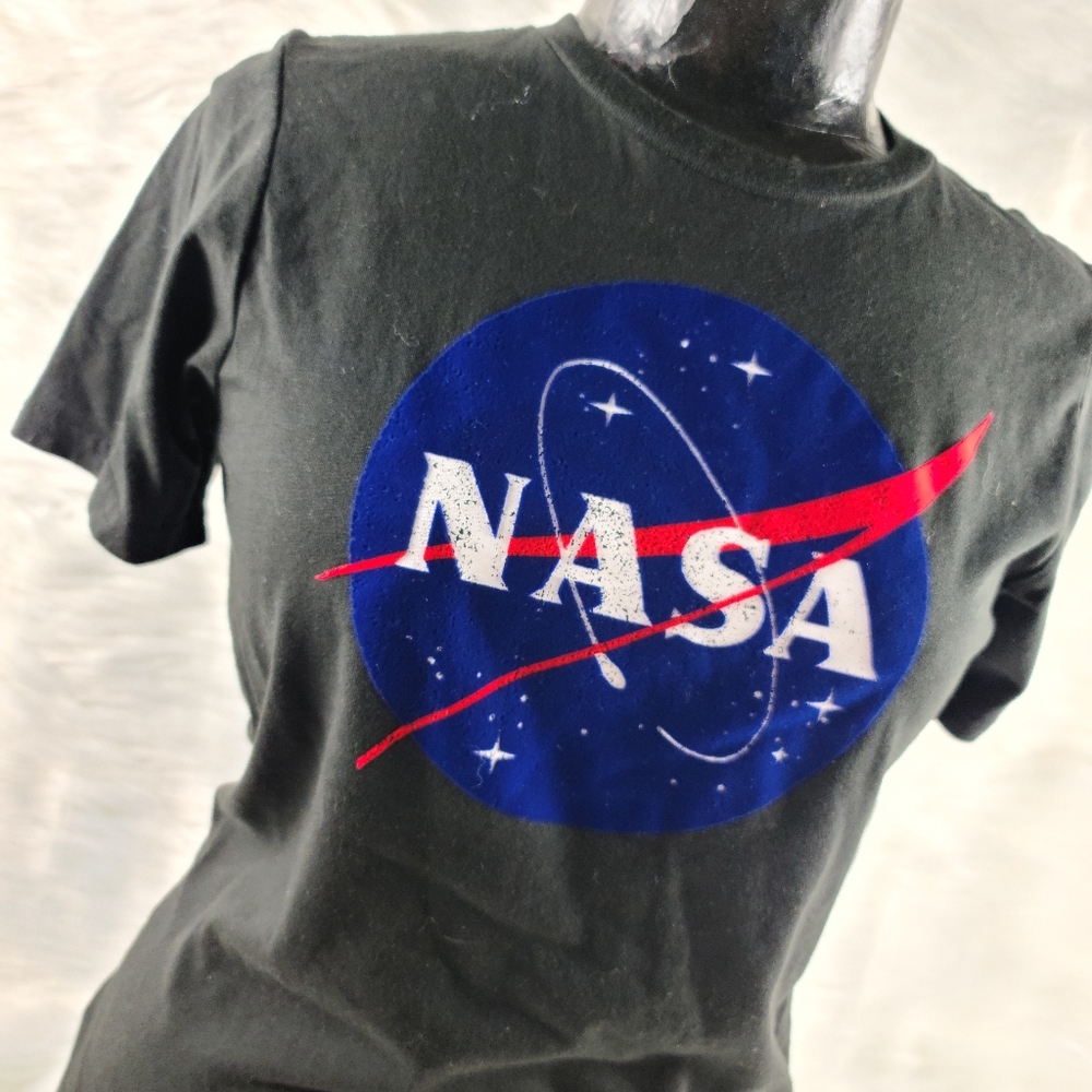 Womens NASA Velvet Felt Tshirt Size Large